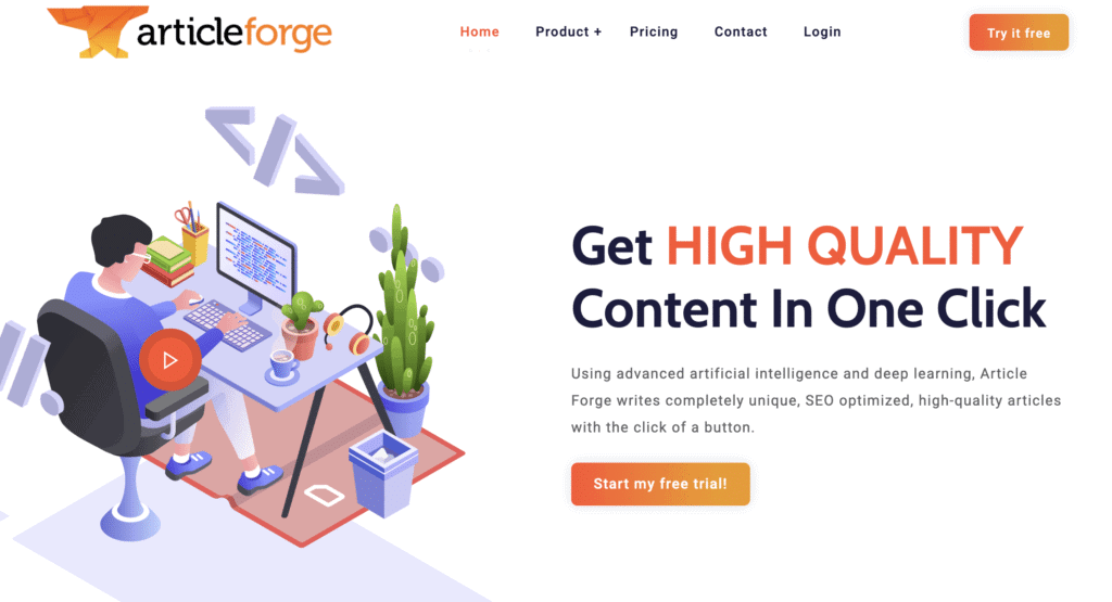 Article Forge Header
