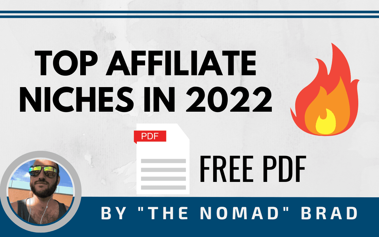 best affiliate niches in 2022 free pdf