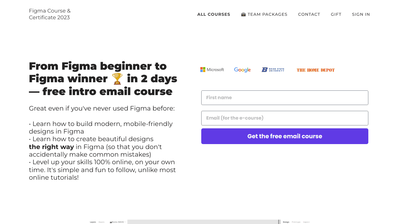Figma Beginner to Figma Winner   in 2 days - Course Summary