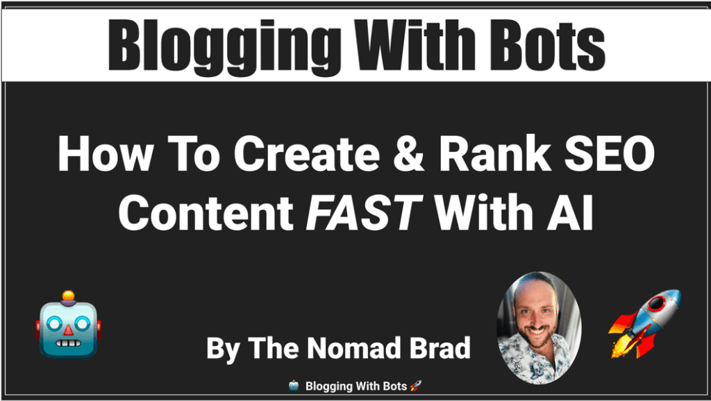 Blogging With Bots Cover Slide