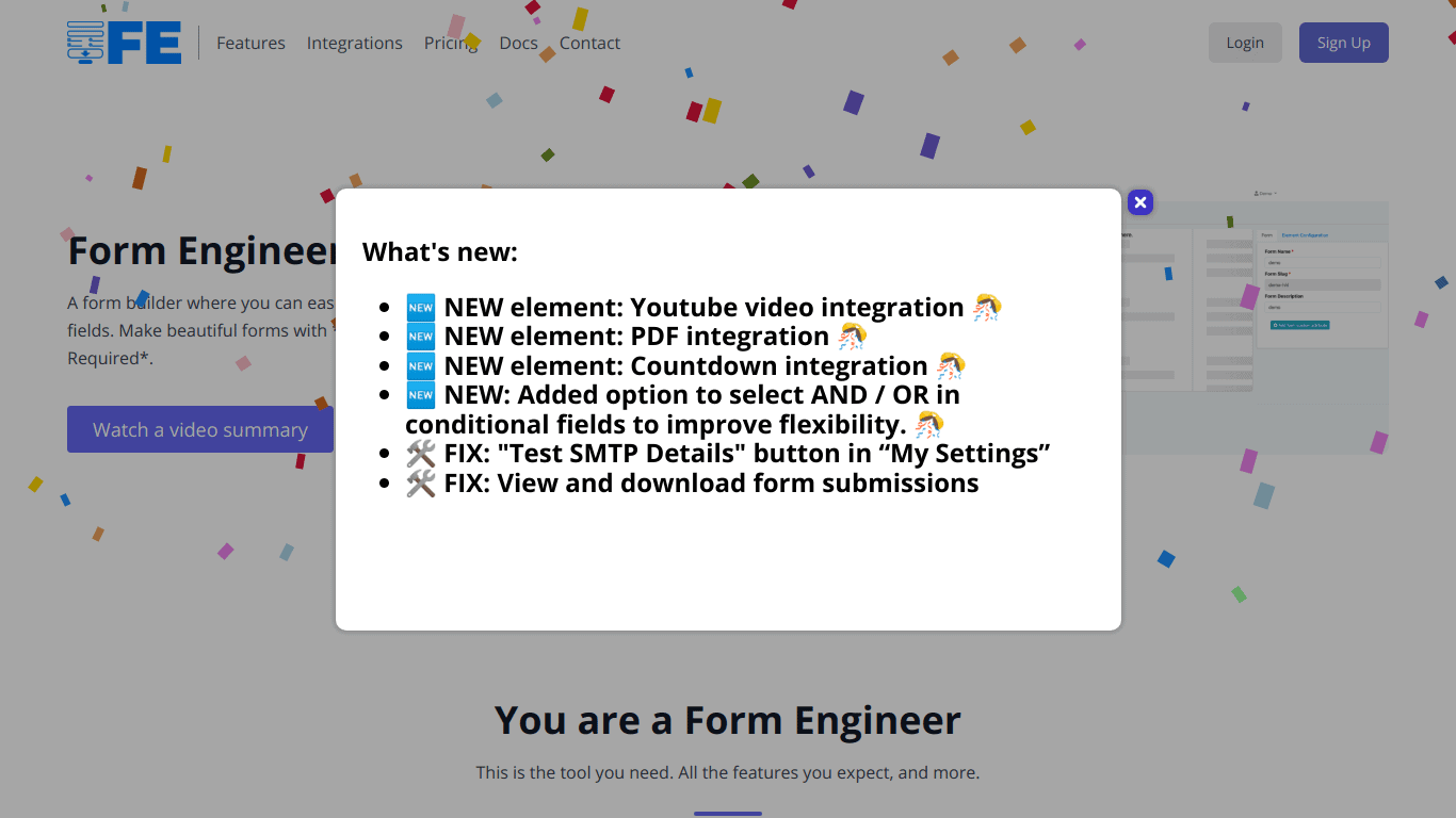 Form Engineer Affiliate Program