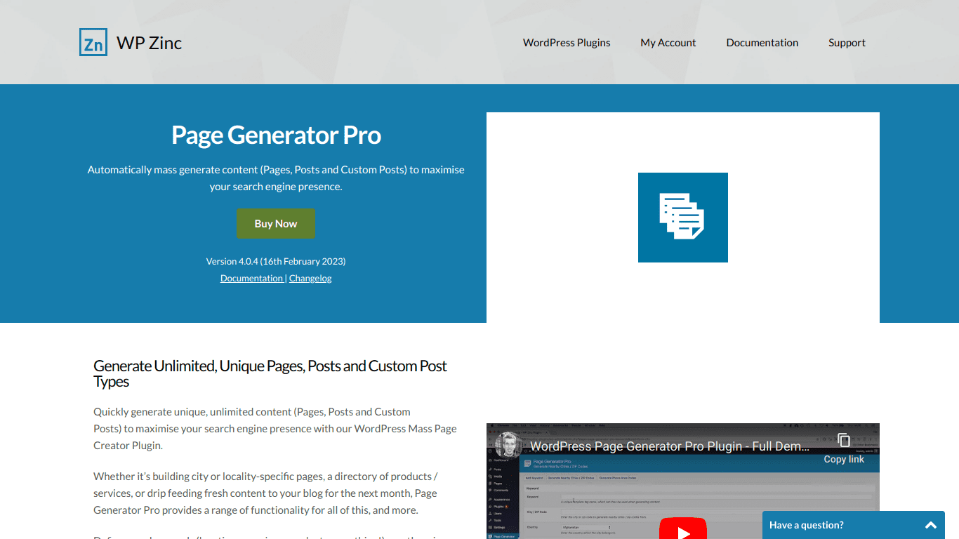 Page Generator Pro Affiliate Program