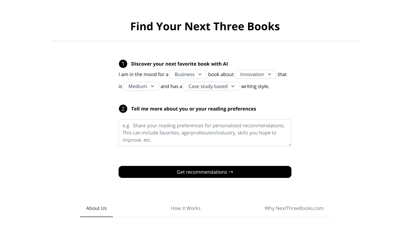 NextThreeBooks Affiliate Program