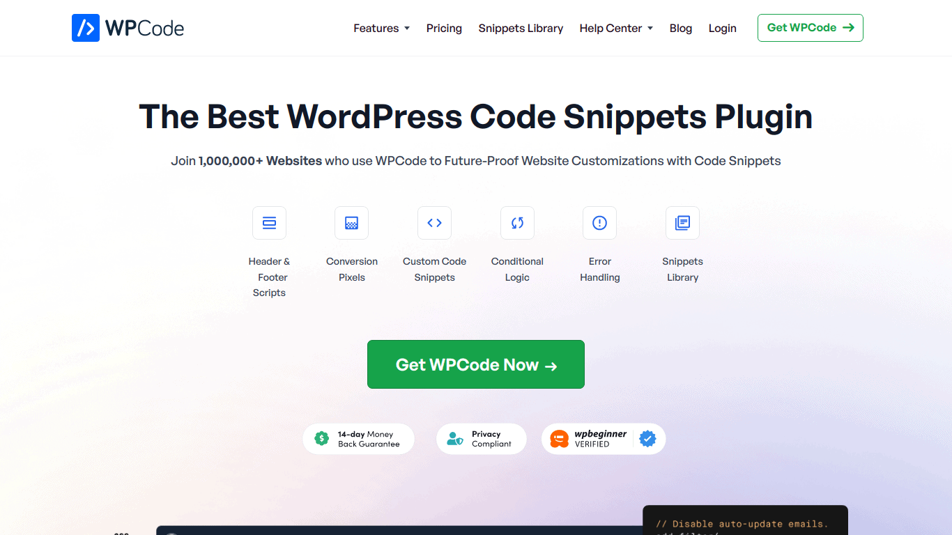 WPCode WordPress Plugin