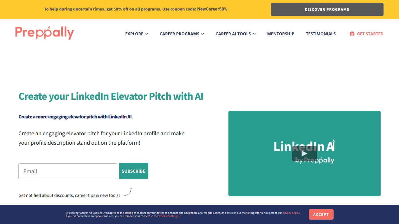LinkedIn Elevator Pitch AI Affiliate Program