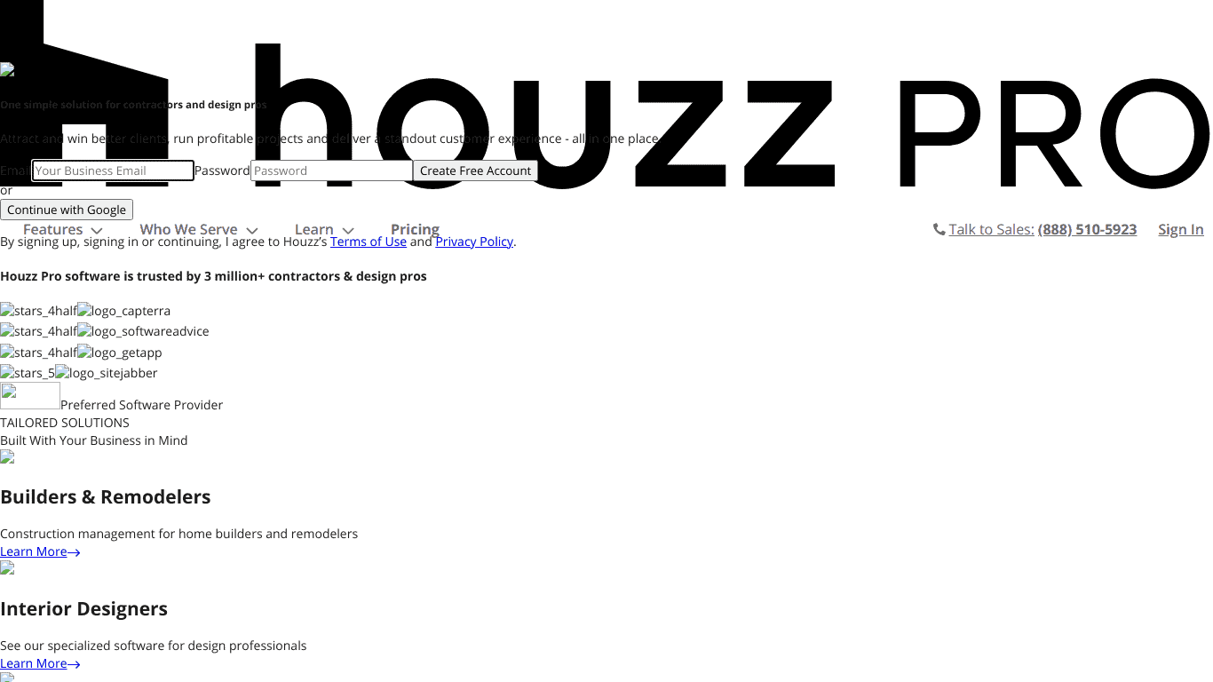 Houzz Pro Affiliate Program