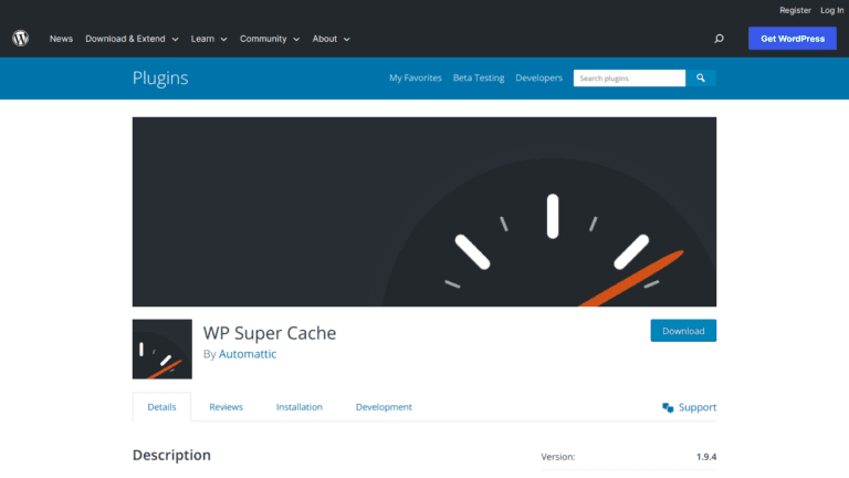 Wp Super Cache Wordpress Plugin