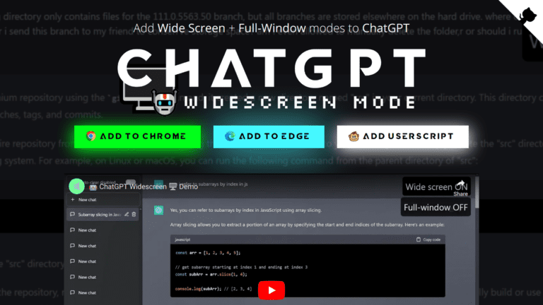 ChatGPT Widescreen Mode Affiliate Program