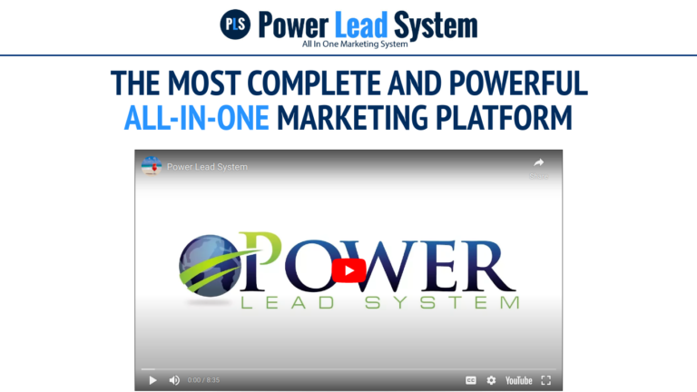 Power Lead System Affiliate Program