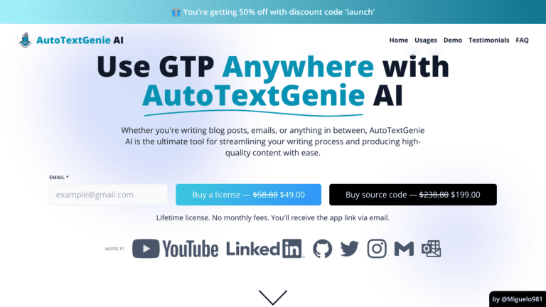 AutoTextGenie AI Affiliate Program