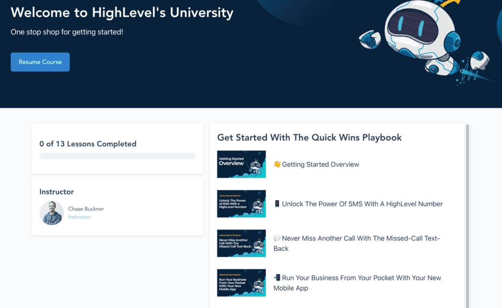Go High Level Welcome Course Free Signup