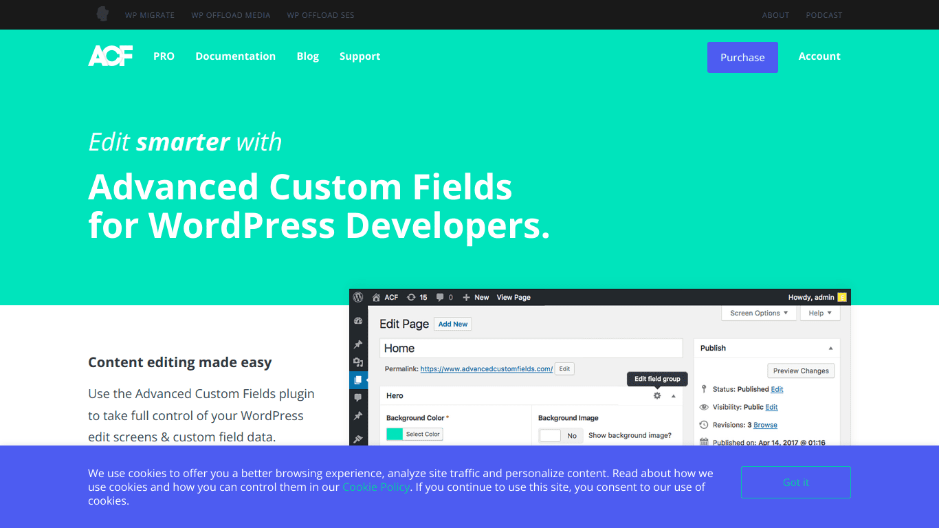 Advanced Custom Fields (ACF) WordPress Plugin