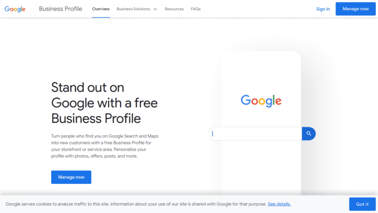 Google My Business Affiliate Program