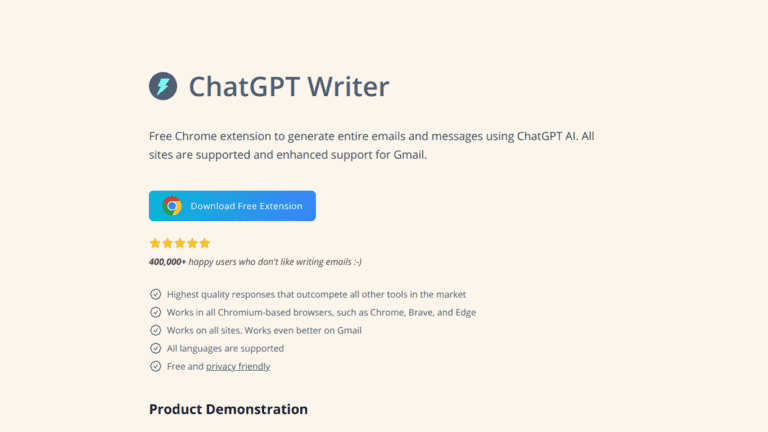 ChatGPT Writer Affiliate Program