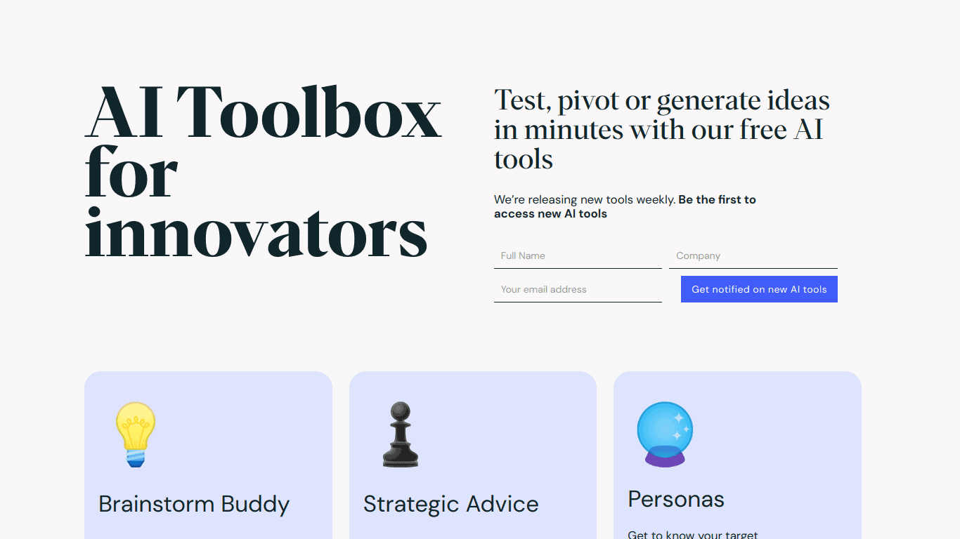 AI Toolbox for Innovators Affiliate Program