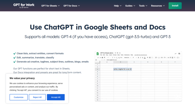 GPT For Sheets and Docs Affiliate Program