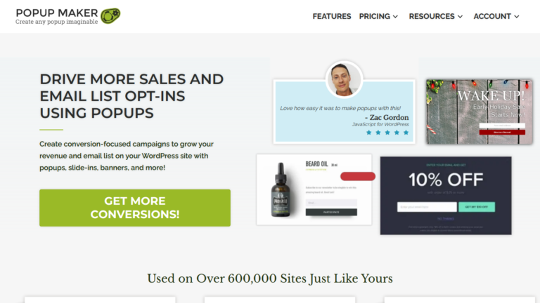 Popup Maker Wordpress Plugin