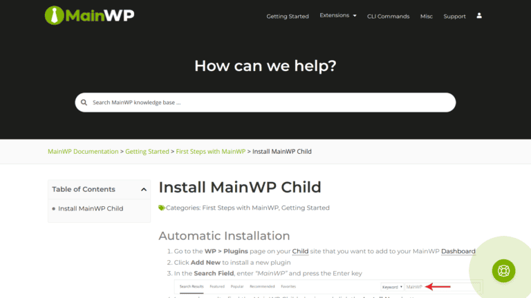 Mainwp Child Wordpress Plugin