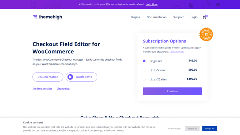 Checkout Field Editor (Checkout Manager) For Woocommerce Wordpress Plugin