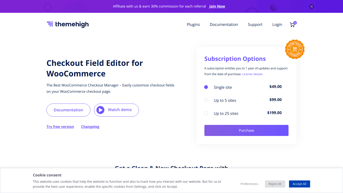 Checkout Field Editor (Checkout Manager) for WooCommerce WordPress Plugin