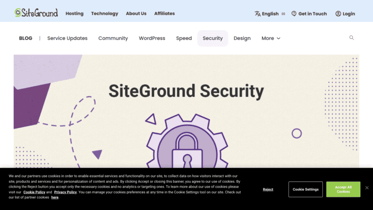 Siteground Security Wordpress Plugin