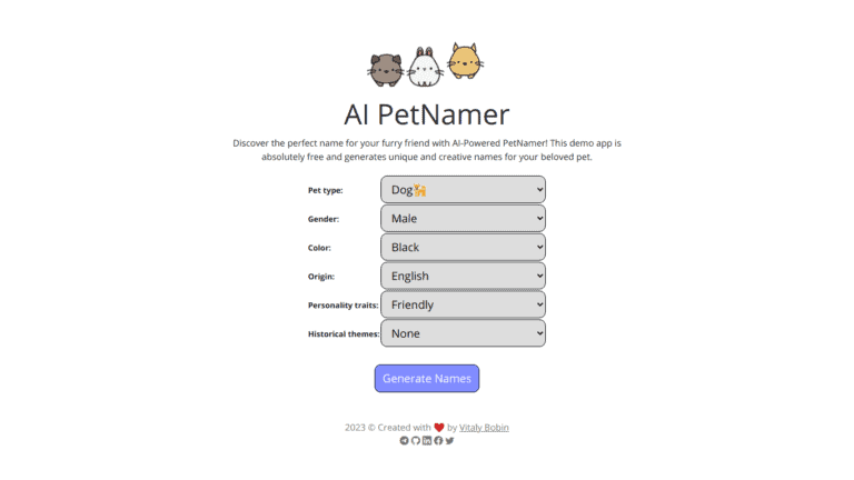AI Pet Namer Affiliate Program