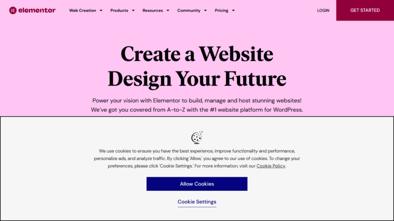 Elementor Website Builder Wordpress Plugin