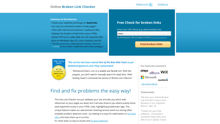 Broken Link Checker Wordpress Plugin