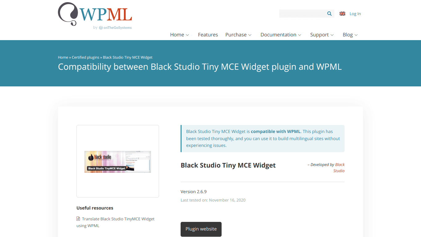 Black Studio TinyMCE Widget WordPress Plugin