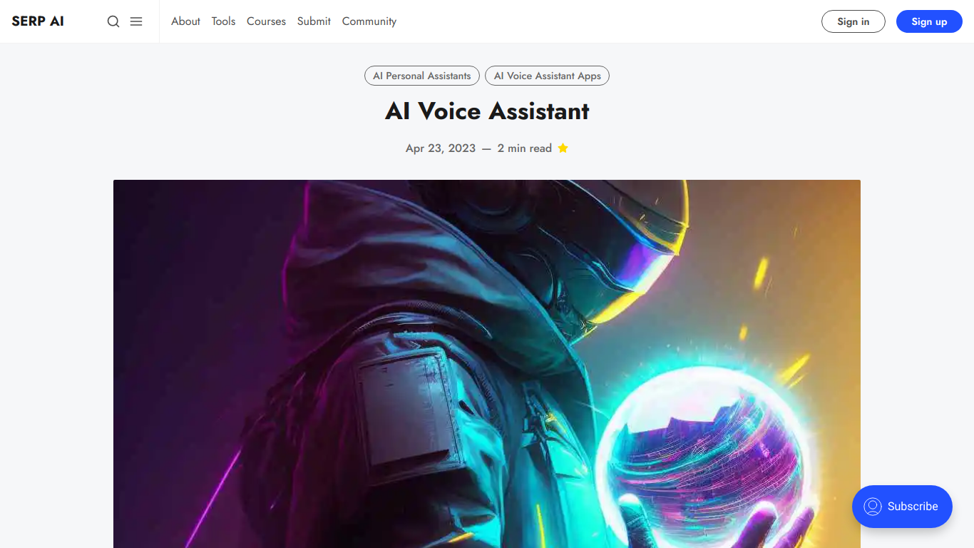 Ai voice assistant Affiliate Program