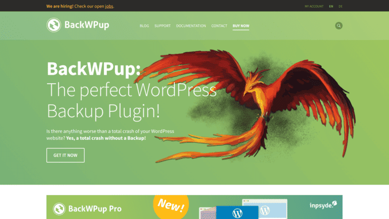 Backwpup Wordpress Plugin