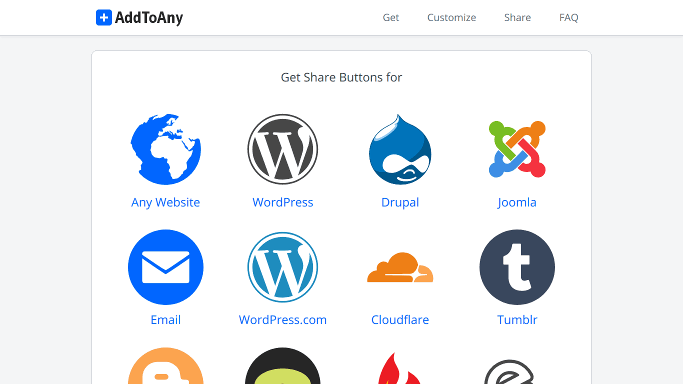 AddToAny Share Buttons WordPress Plugin