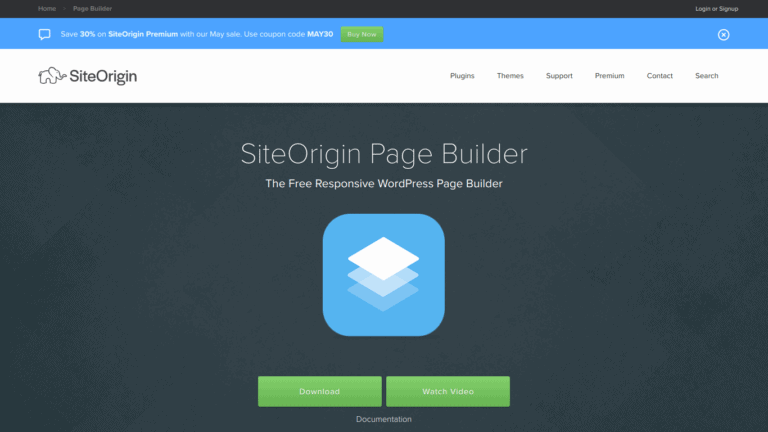 Page Builder By Siteorigin Wordpress Plugin