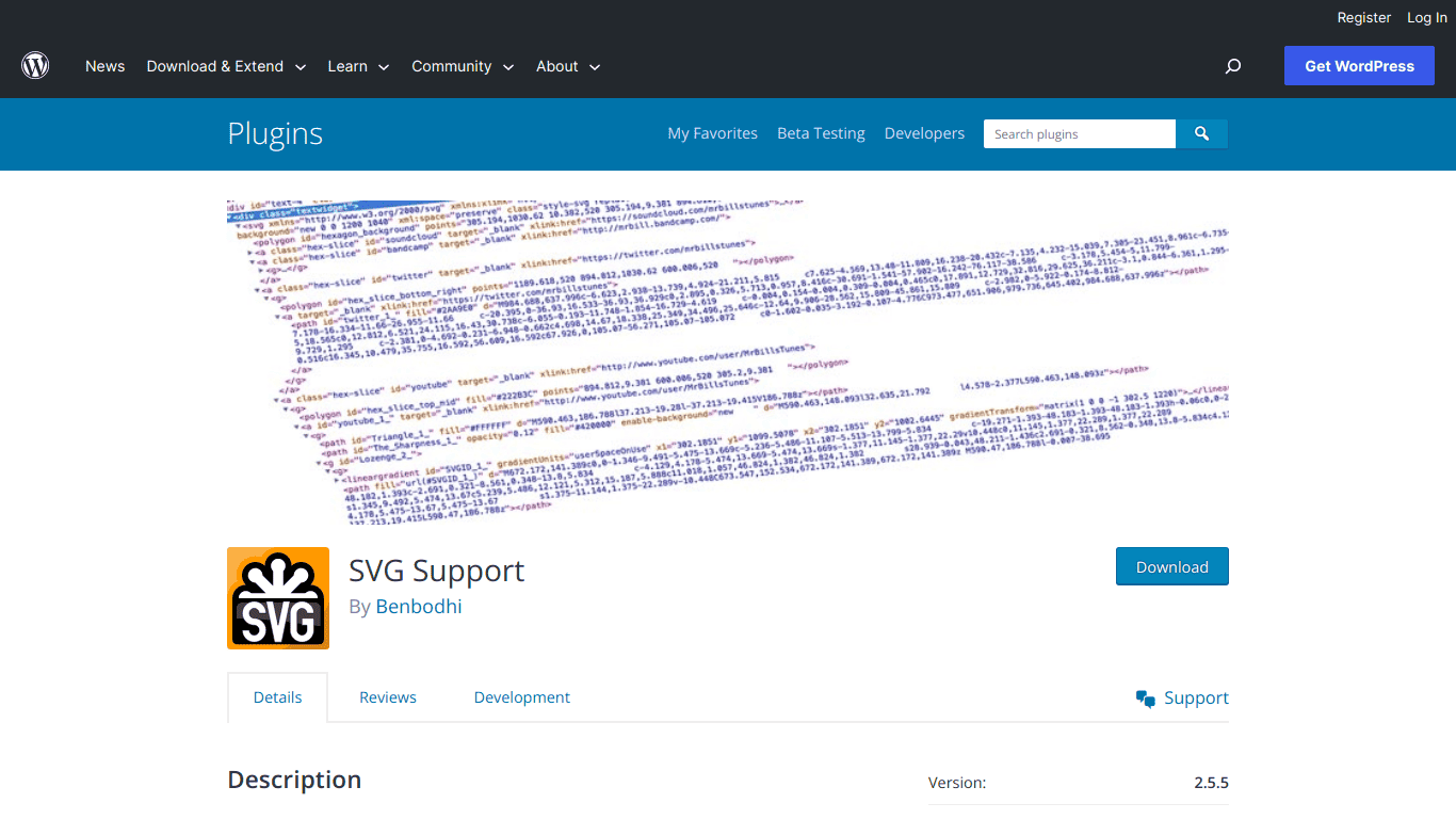 SVG Support WordPress Plugin