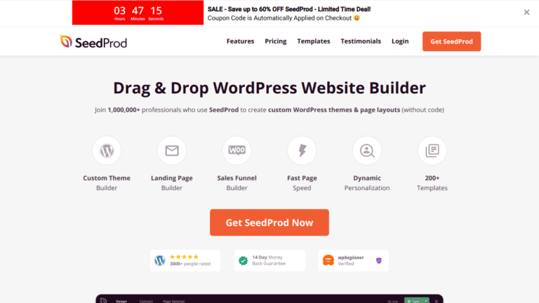 Website Builder By Seedprod Wordpress Plugin