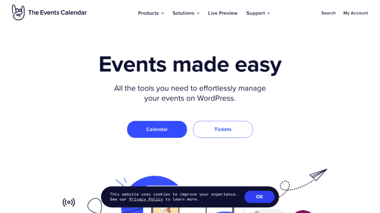 The Events Calendar Wordpress Plugin