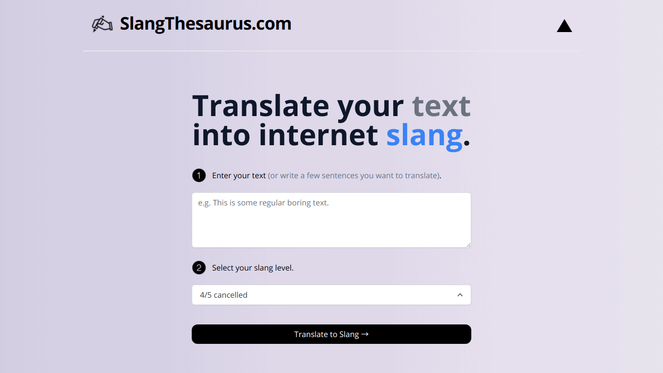 Slang Thesaurus Affiliate Program