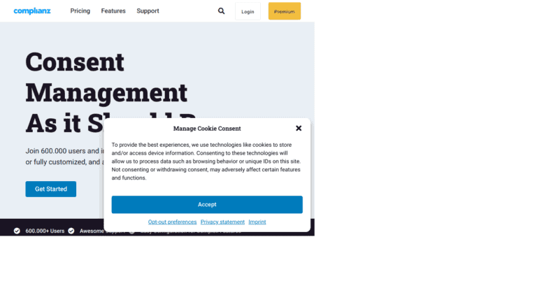 Complianz Wordpress Plugin