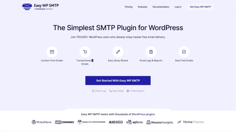 Easy Wp Smtp By Sendlayer Wordpress Plugin