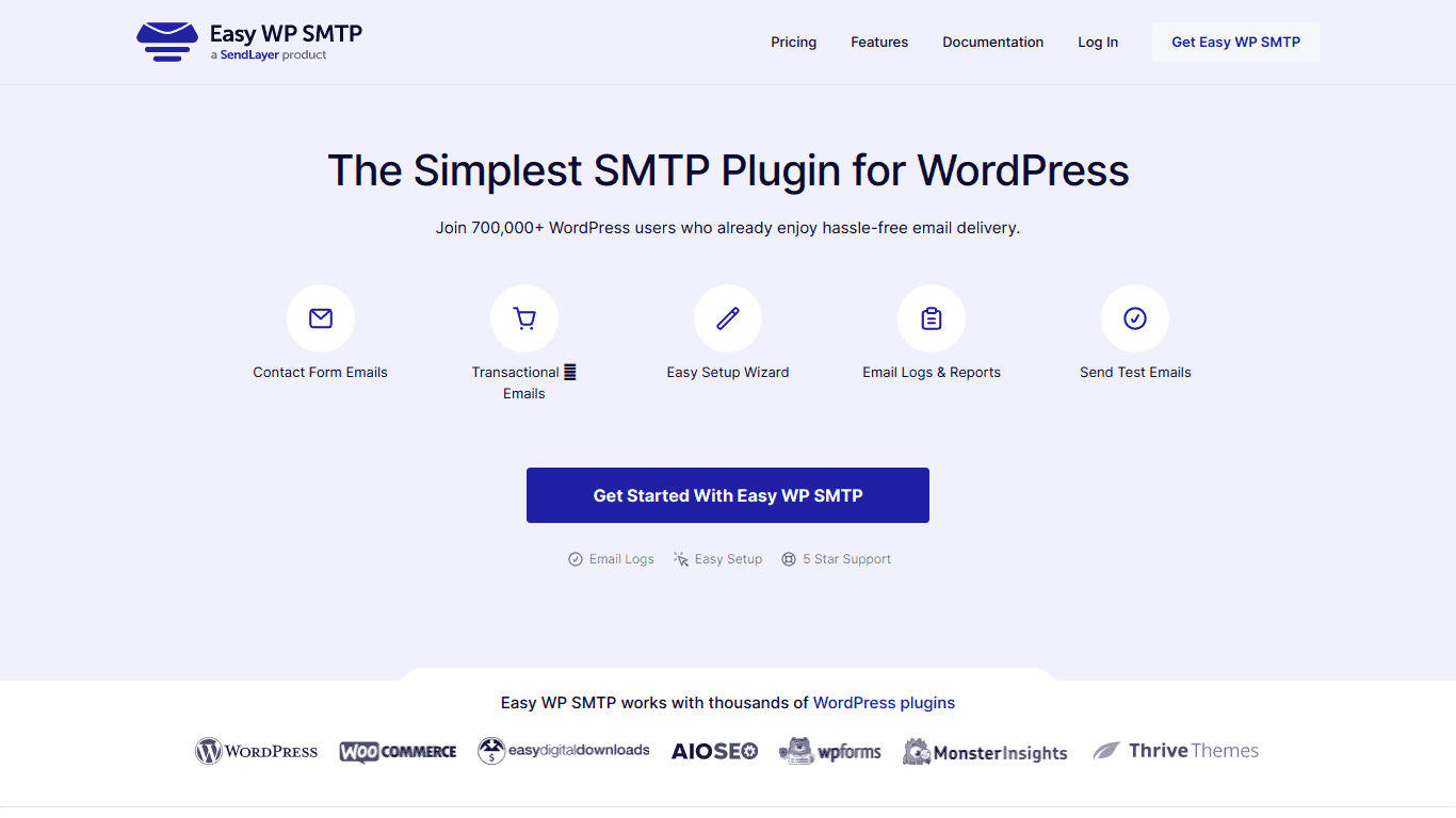 Easy WP SMTP by SendLayer WordPress Plugin