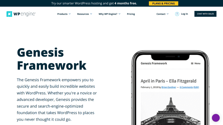 Gensis Framework Wordpress Plugin